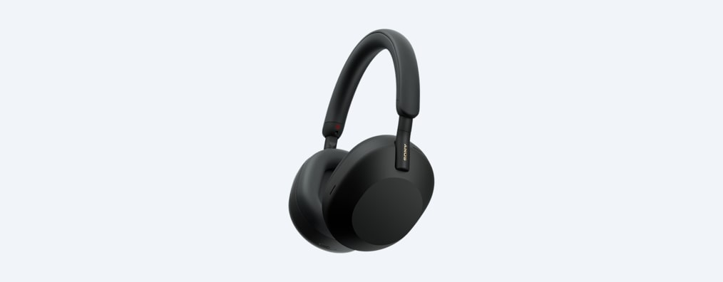 Image of Black WH-1000XM5 headphones