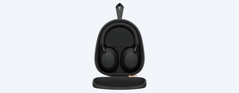 Image of Black WH-1000XM5 headphones