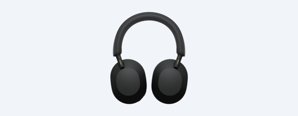 Image of Black WH-1000XM5 headphones