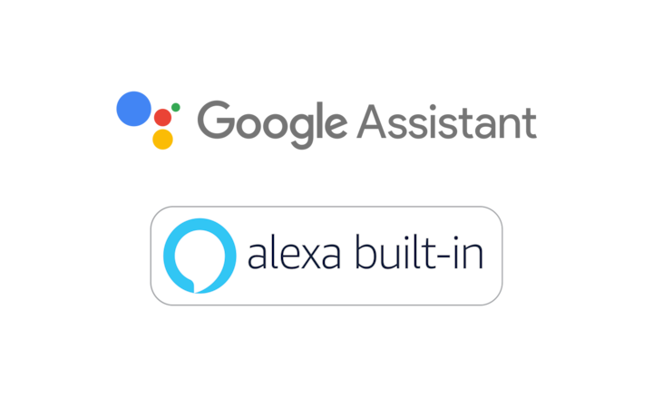 Logos for Google Assistant and Amazon Alexa